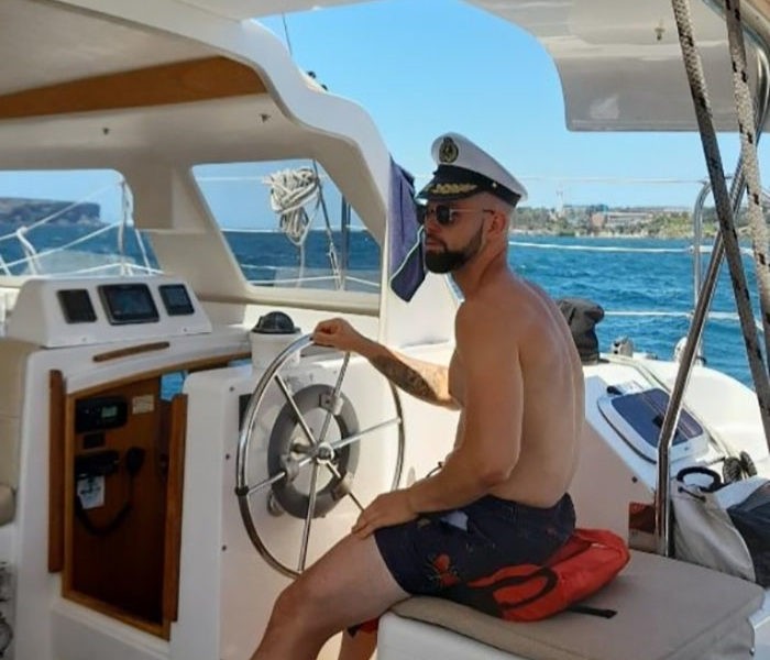 Capitán de barcos en Australia